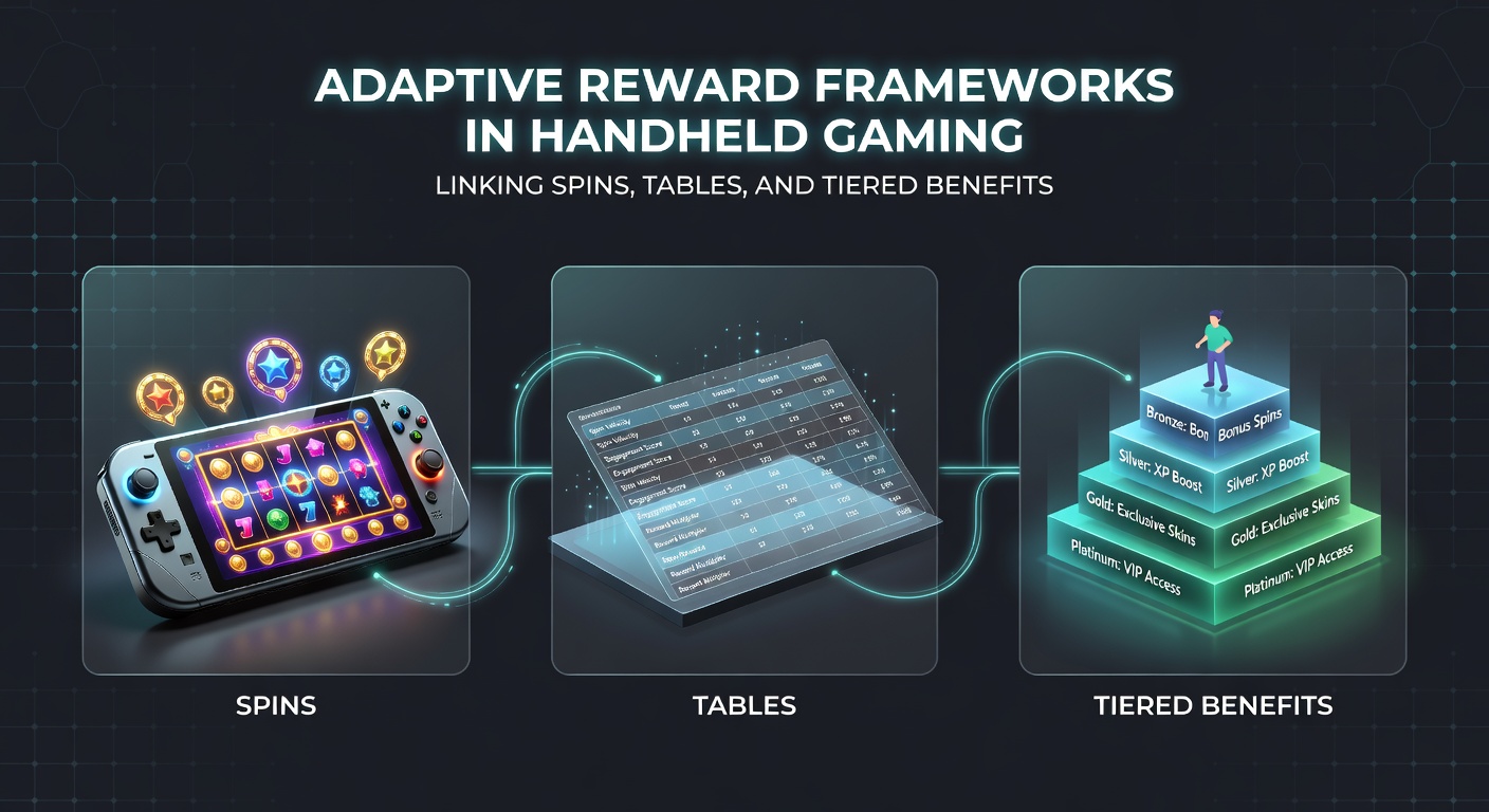 Mobile App-Oberfläche mit gestaffelten Belohnungen und Verbindungen zwischen Slot-Spins sowie Live-Tisch-Spielen